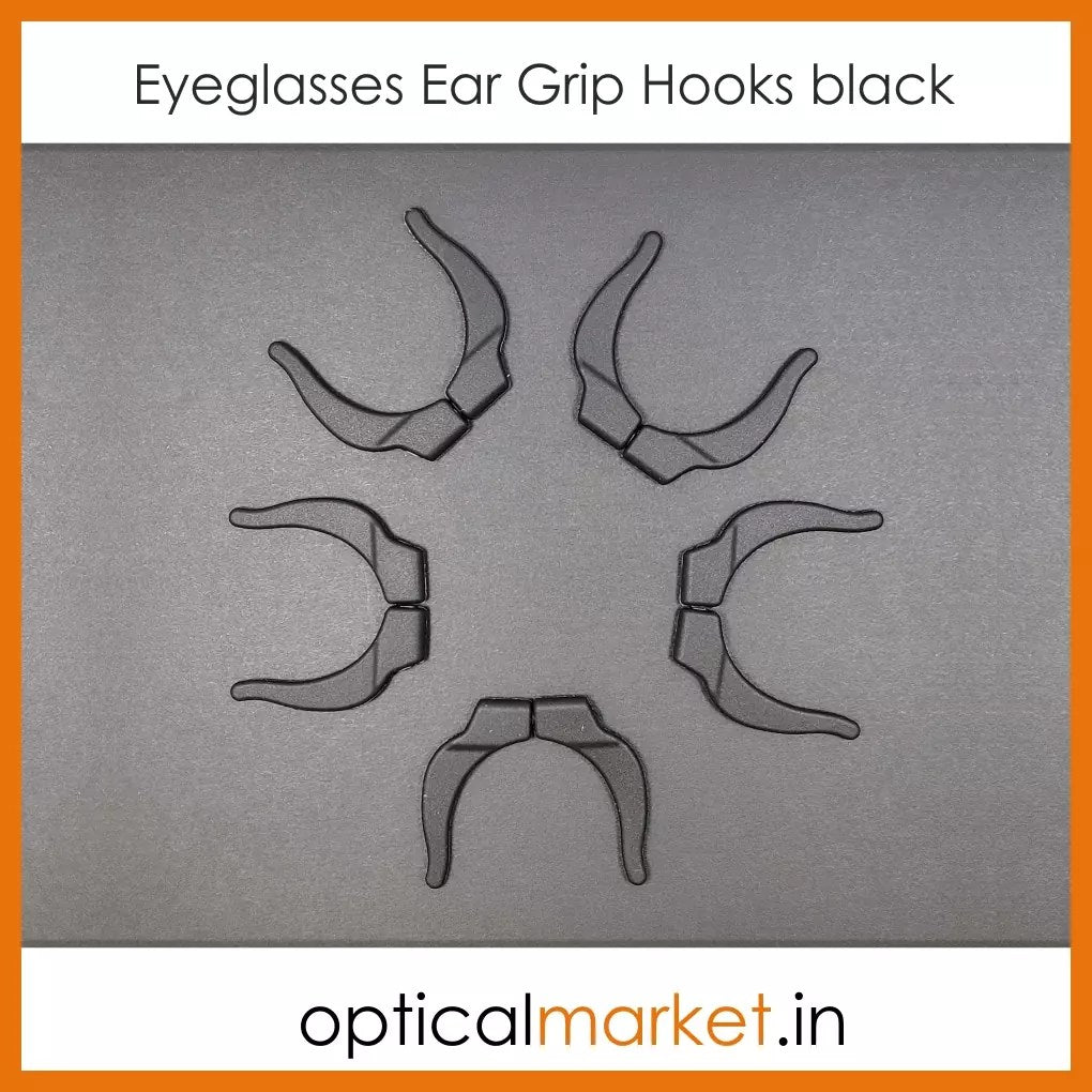 Eyeglasses Ear Grip Hooks black – Optical Market