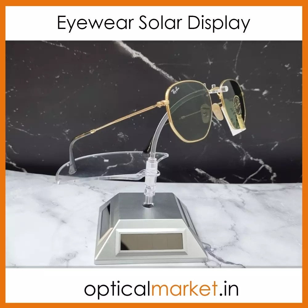 Solar Rotating display unit for opticians