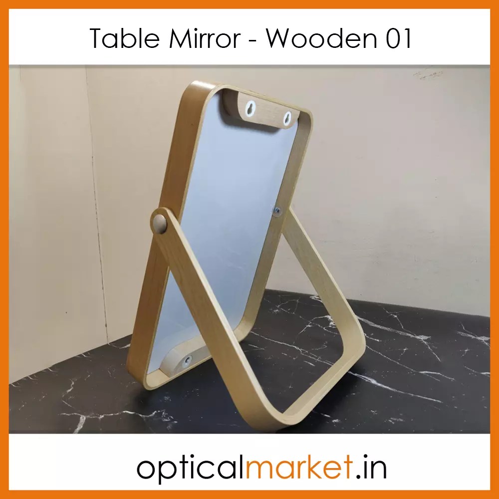 Table Mirror Wooden 01