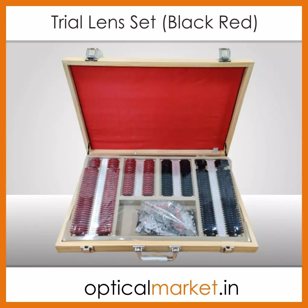 Trial Lens Set- Black/Red